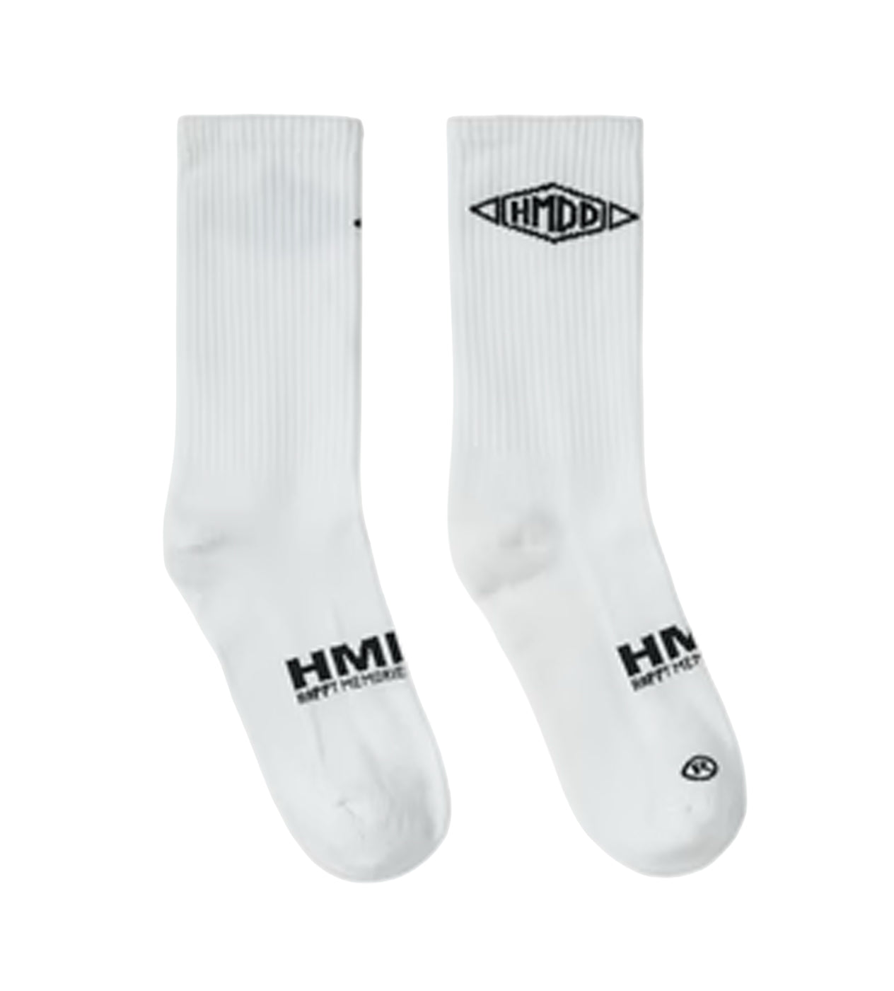 HMDD Crew Socks White