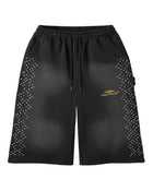 HMDD Crystal 3/4 Shorts Black