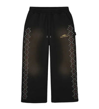 HMDD Crystal Sweatpants Washed Black