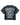 HMDD Ghost Pocket Tee, washed black cotton tee with a large Chimmers Don't Die iron-cross print, back view