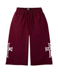 HMDD Holy Cross 3/4 Shorts Maroon