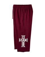 HMDD Holy Cross 3/4 Shorts Maroon