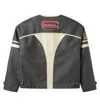 HMDD Leather Moteaux Jacket Black