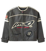 HMDD Leather Moteaux Jacket Black