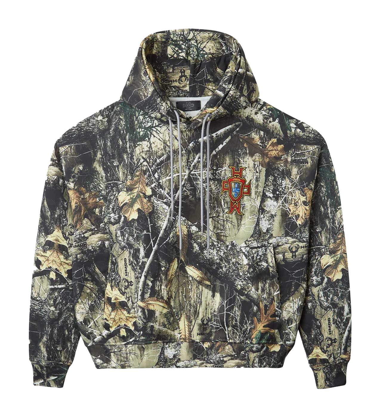 HMDD Lisbon Double Hooded Hoodie Camo