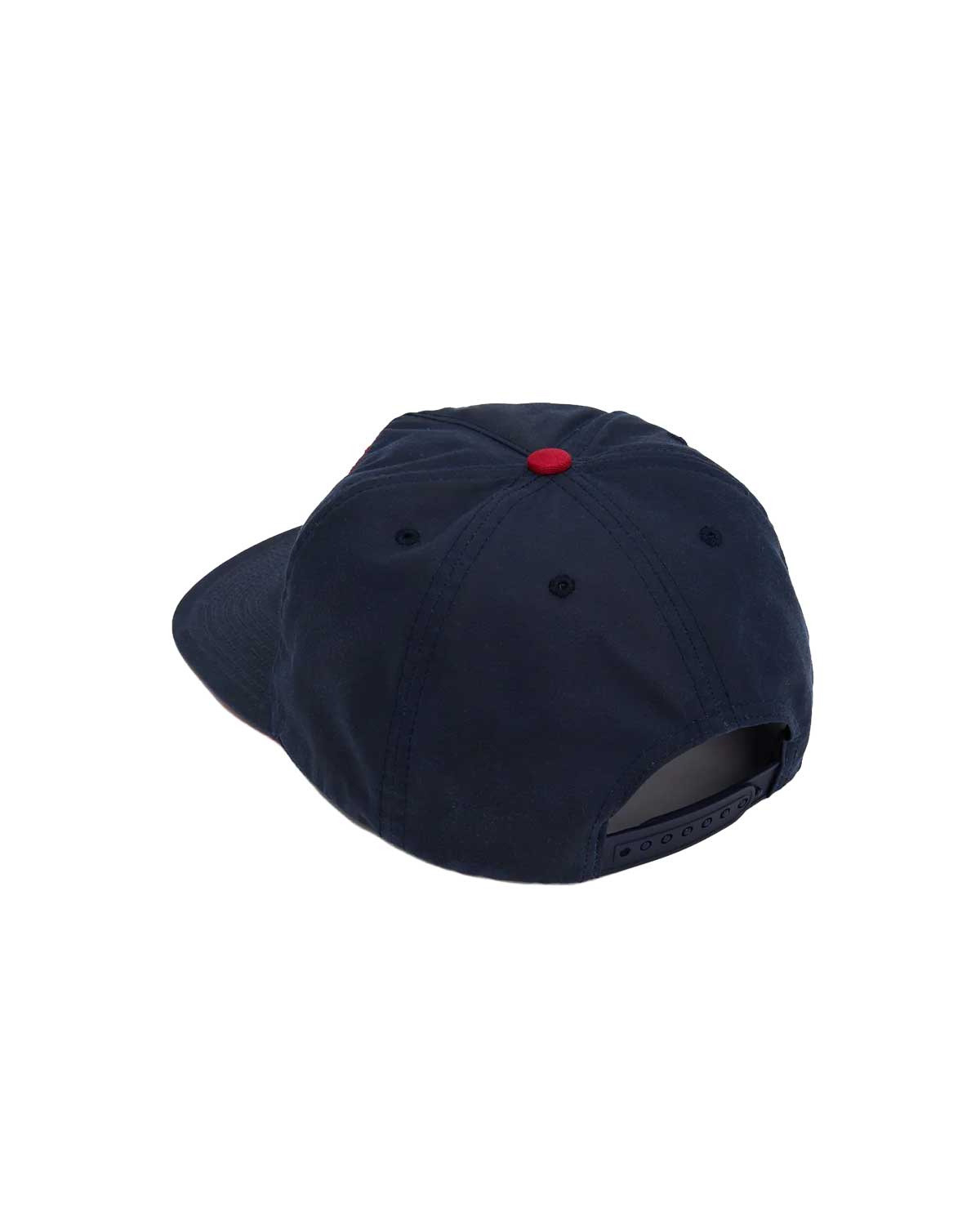 HMDD Orange Waxed Round 10 Hat Navy