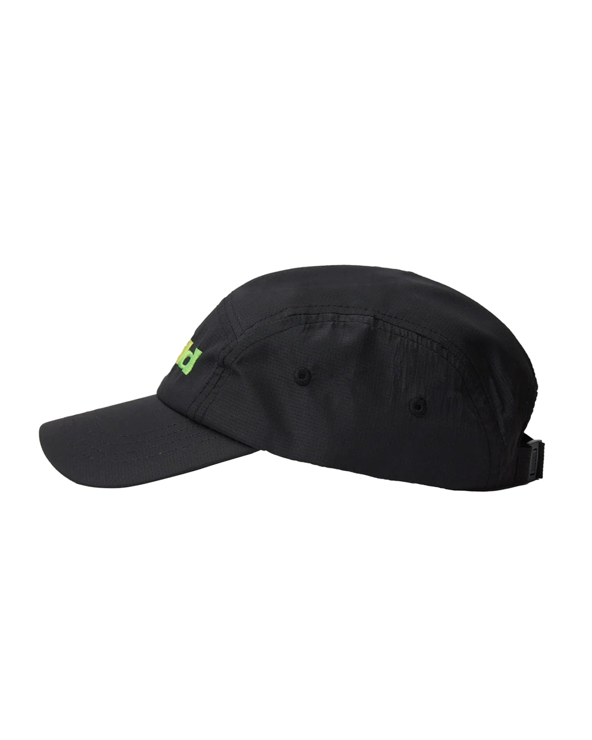 HMDD Runners Cap black, side profile view