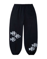 HMDD Scrunch Patch Sweatpants Black/Silver