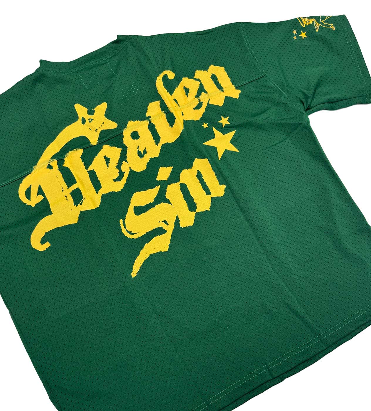 Heaven Sin Born Sinner FB Jersey Green back side