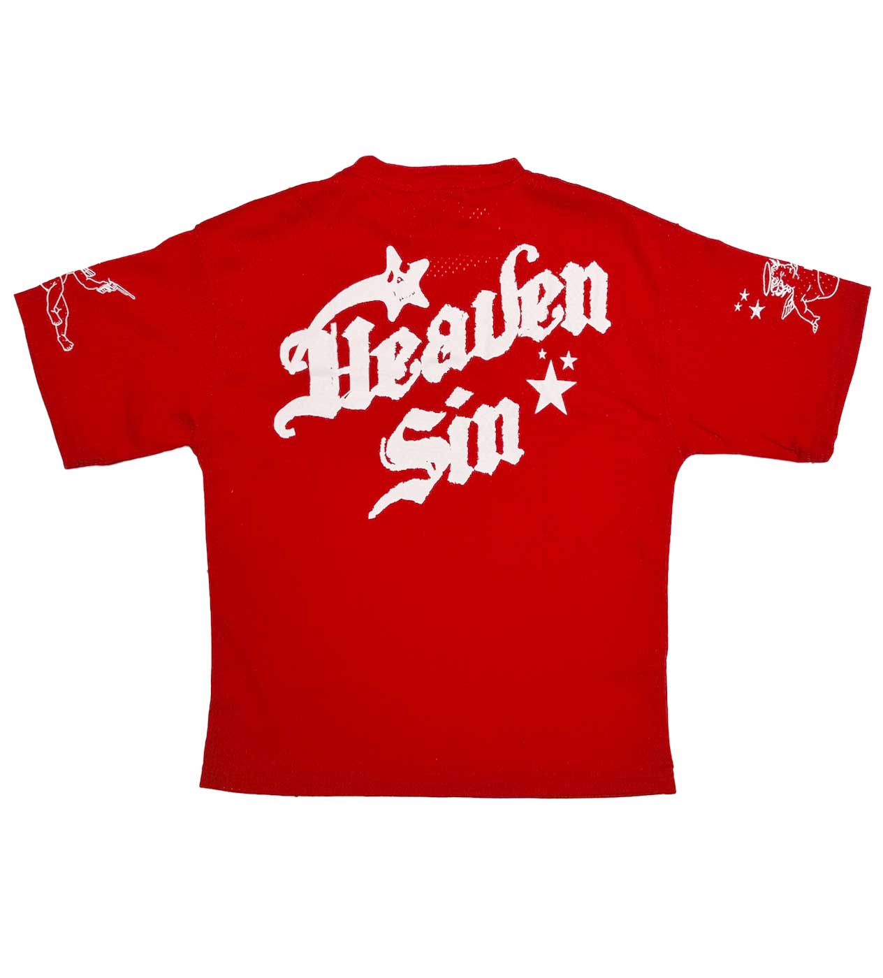 Heaven Sin Born Sinner FB Jersey Red back view