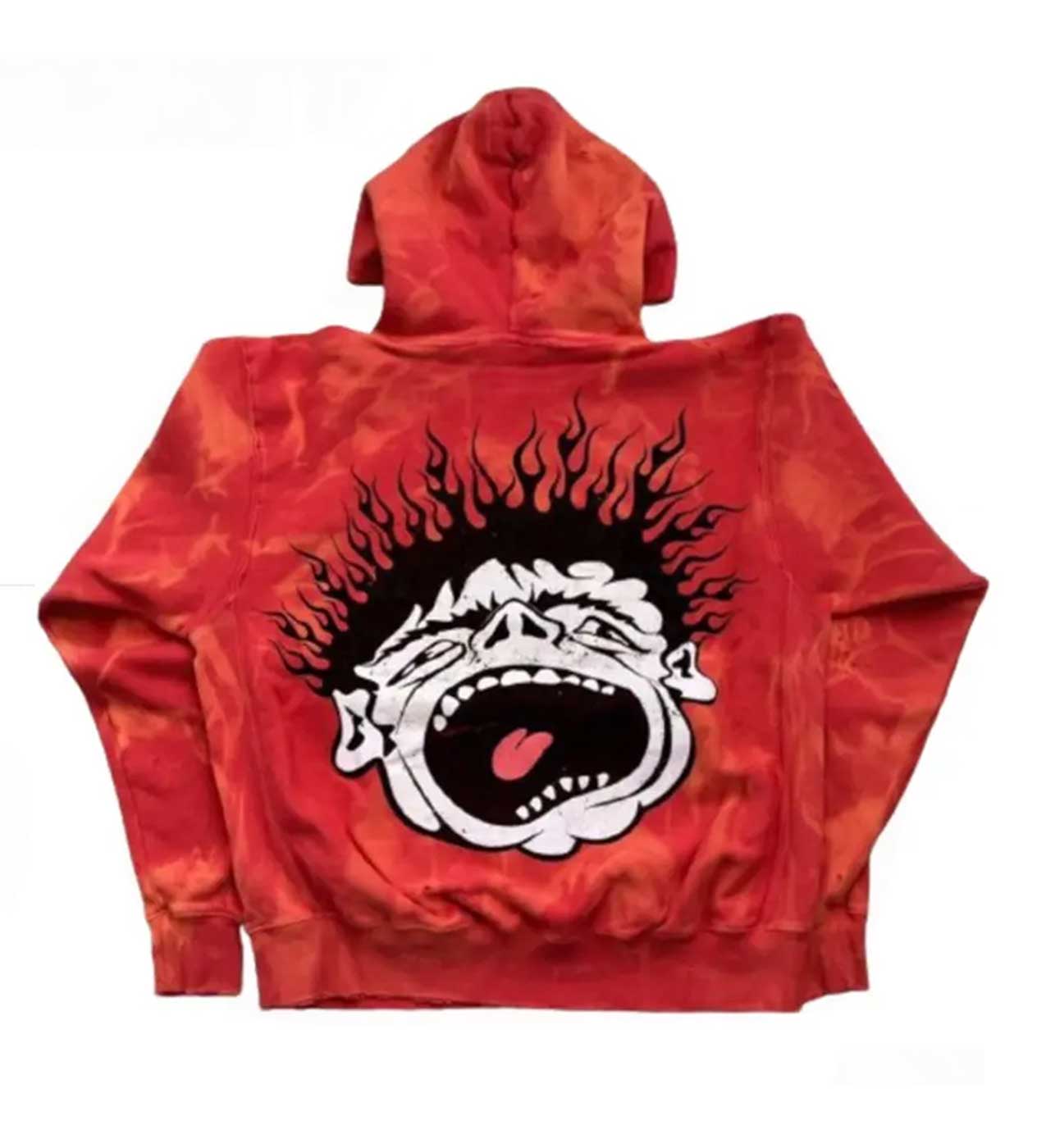 Hellstar *Unreleased* Records Tie Dye Red Hoodie – Restock AR Hellstar *Unreleased* Records Tie Dye Red Hoodie – Restock AR