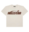 Hellstar Classic Logo Gel Tee Cream/Brown