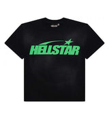 Hellstar Classic Regular Print Tee Black/Green