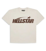 Hellstar Classic Regular Print Tee Cream/Brown