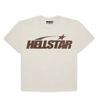 Hellstar Classic Regular Print Tee Cream/Brown