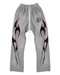 Hellstar Flame Sweatpants Grey