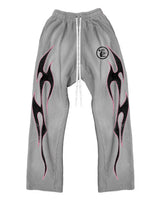 Hellstar Flame Sweatpants Grey