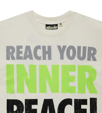 Hellstar Inner Peace Tee White/Green front detailed view