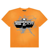 Hellstar Jesus Tee Orange Front