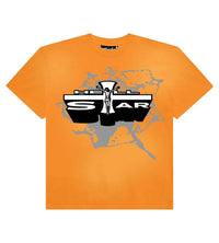 Hellstar Jesus Tee Orange Front