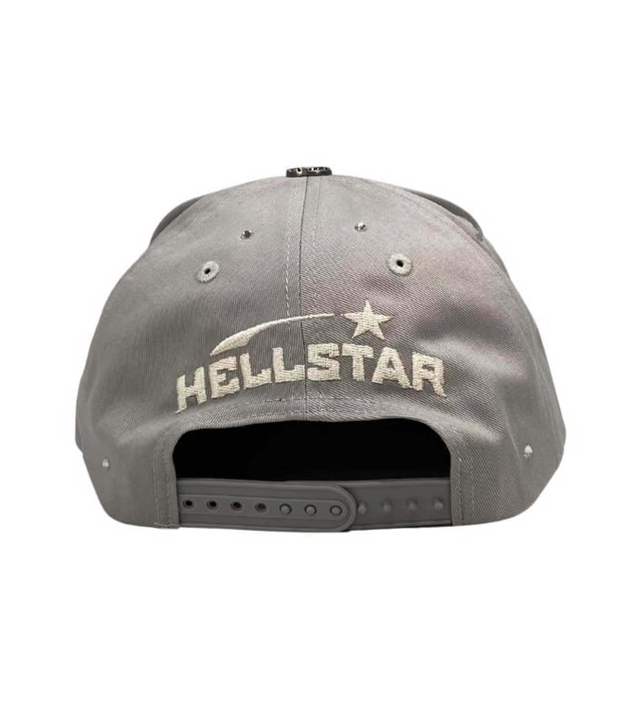 Hellstar OG Grey Rhinestone Snapback – Restock AR