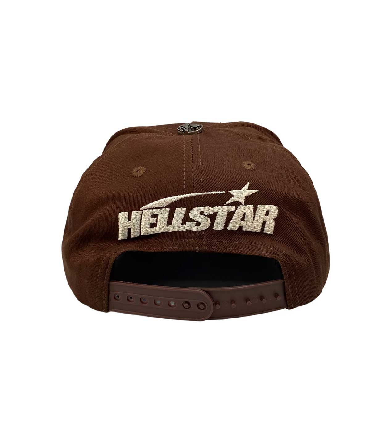 Hellstar OG Logo Hat Rhinestone Brown (Snapback) – Restock AR