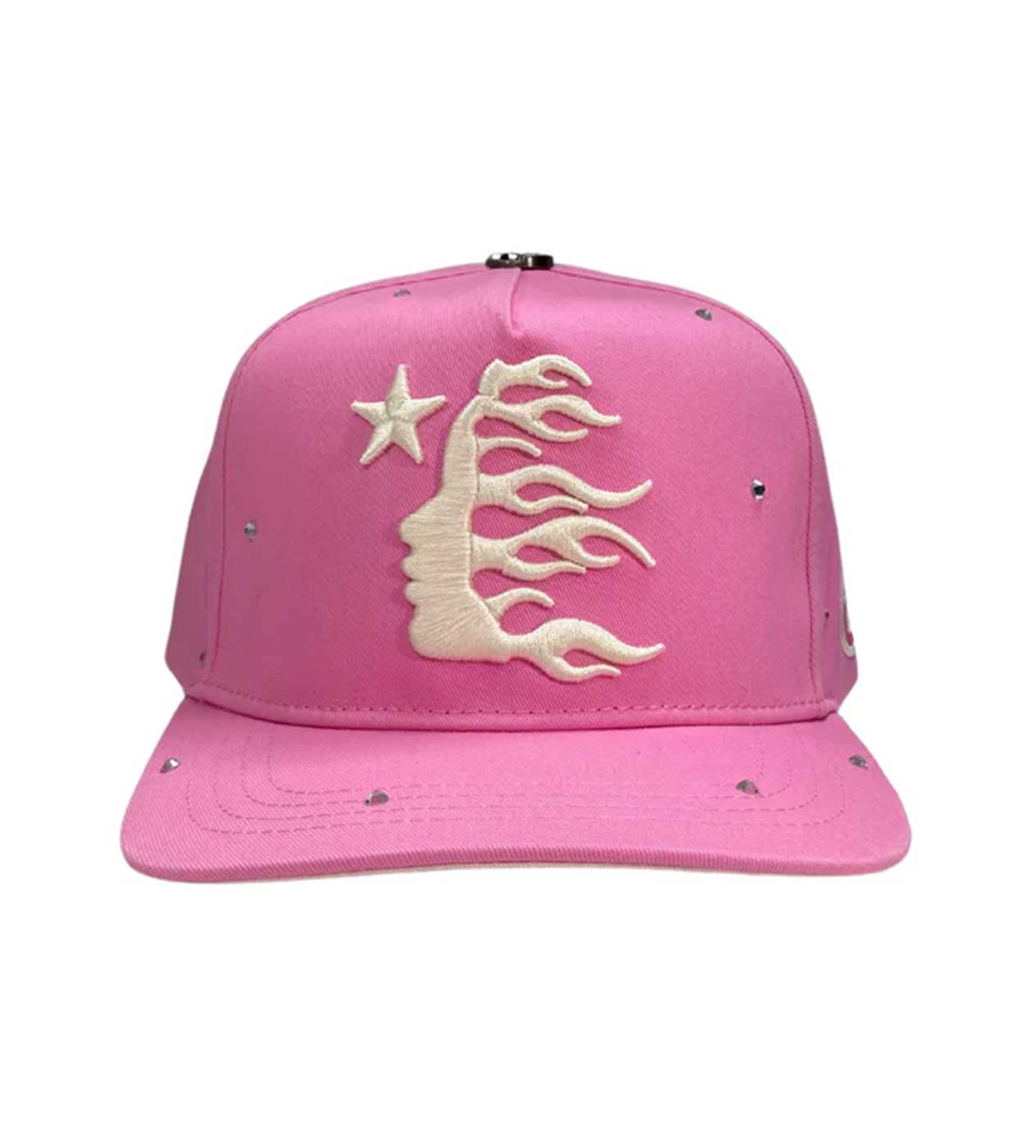 Hellstar OG Pink Rhinestone Snapback