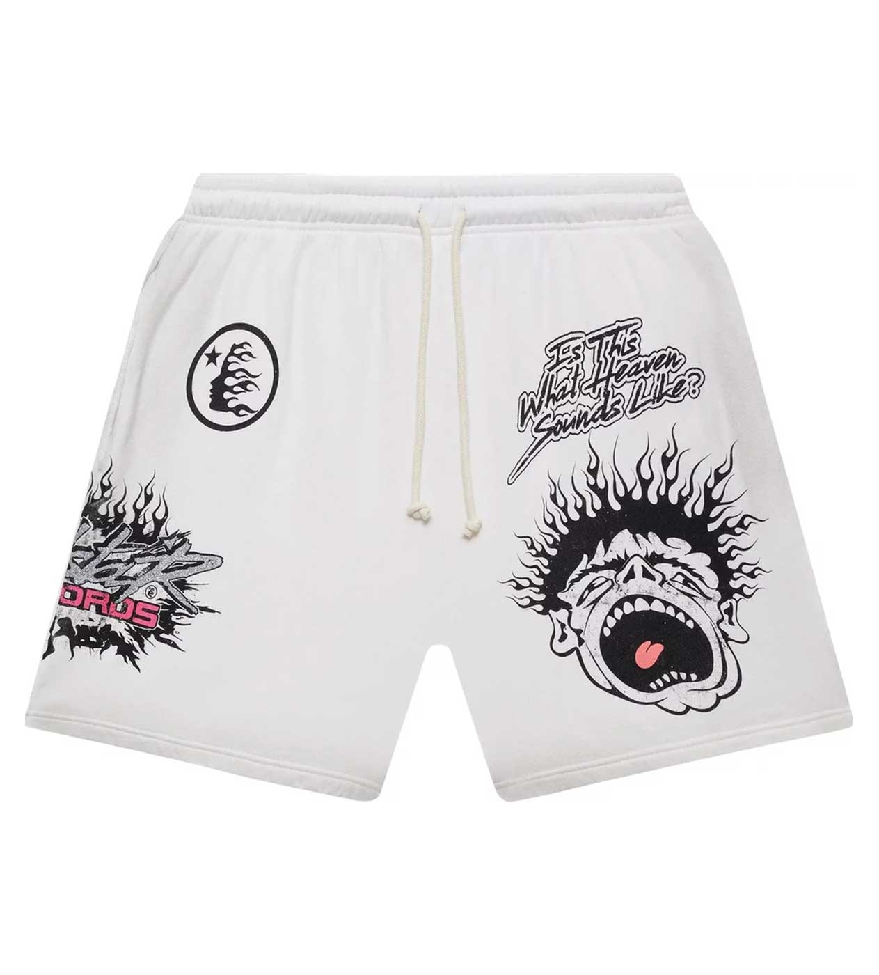 Hellstar Pink Flame Sweat Shorts | Restock AR
