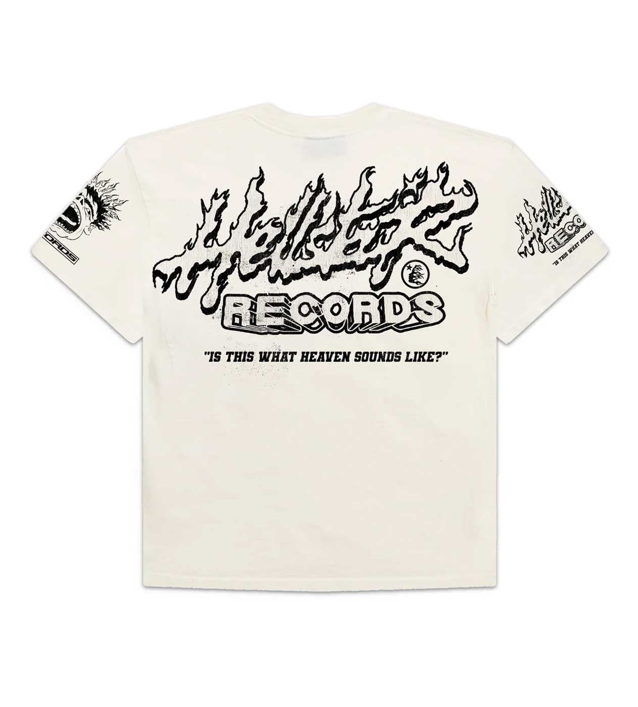 Hellstar Records Tee Cream back view