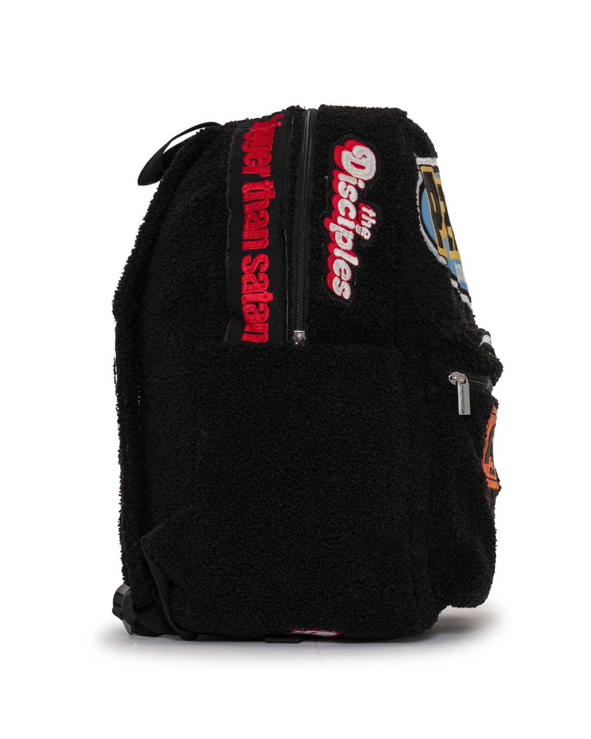 Hellstar Sherpa Patchwork Backpack Black