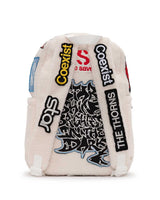 Hellstar Sherpa Patchwork Backpack White