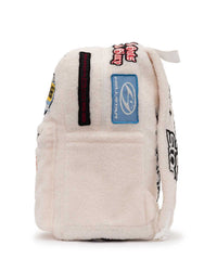 Hellstar Sherpa Patchwork Backpack White