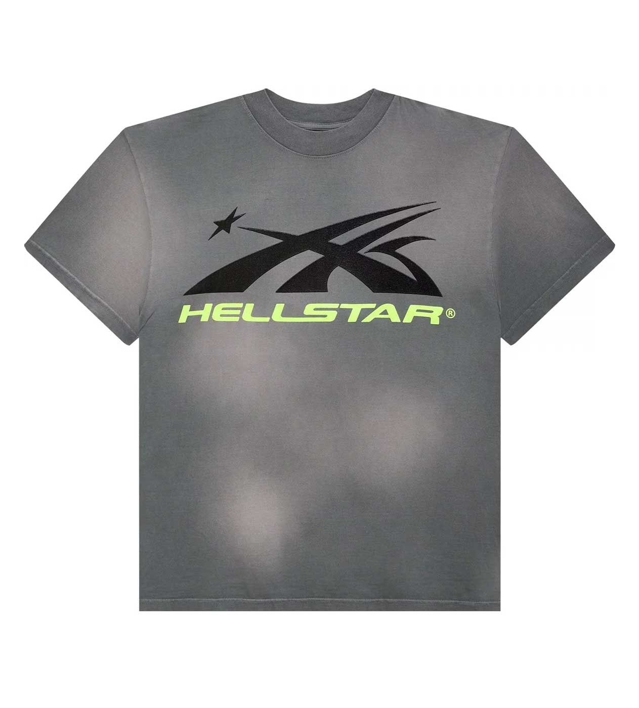 Hellstar Sport Core Logo Gel Tee Grey