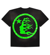 Hellstar Sport Logo Gel Tee Black/Green back