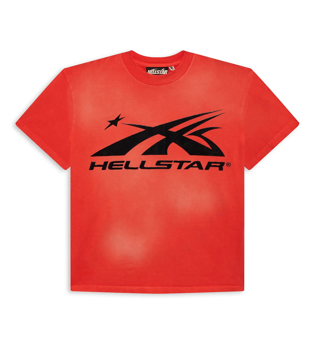Hellstar Sport Logo Gel Tee Red front view