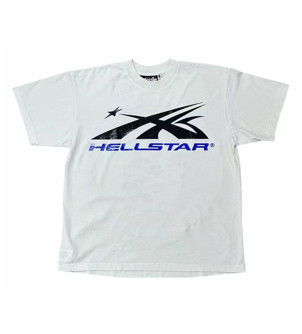 Hellstar Sport Logo Gel Tee White/Blue