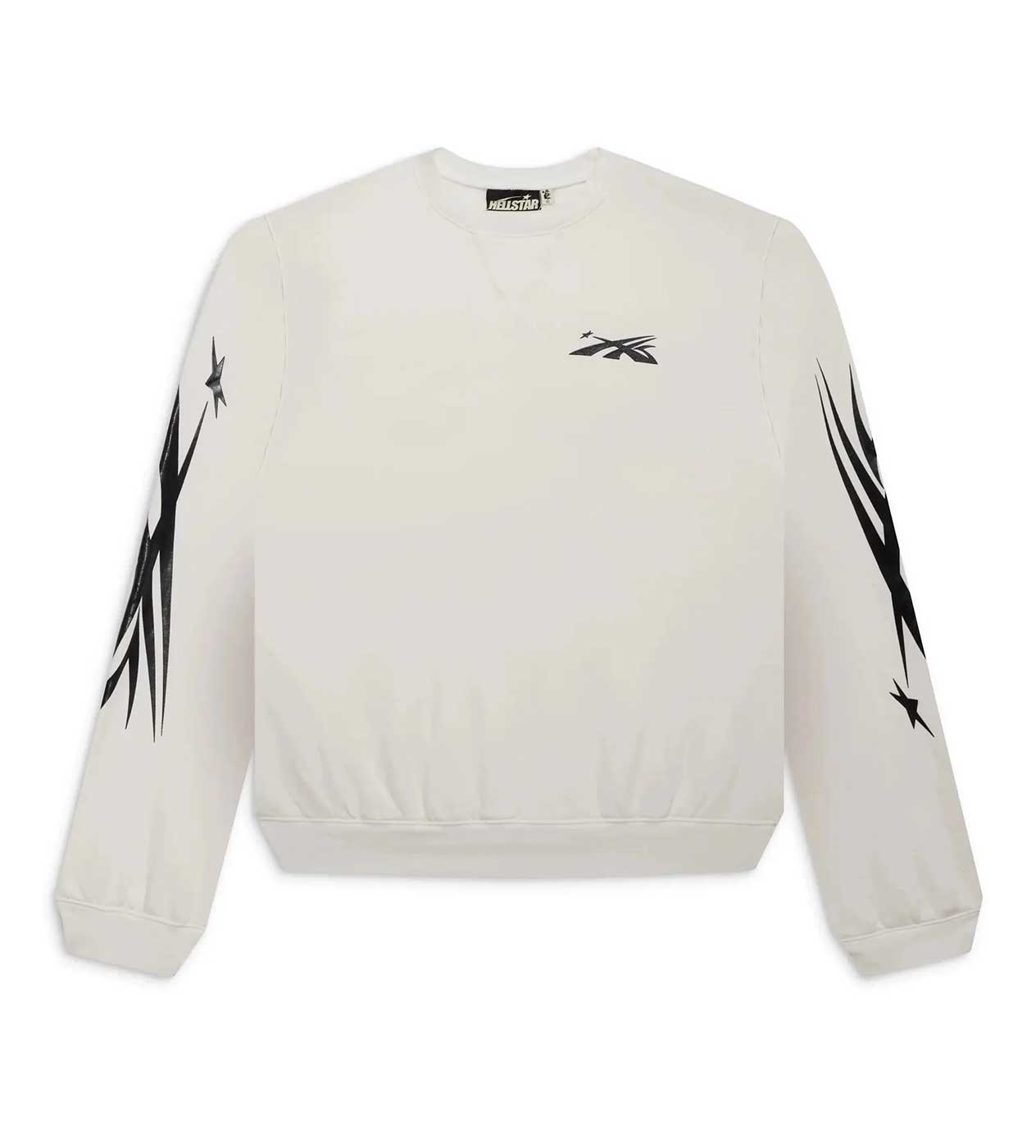 Hellstar Sports Crewneck White front