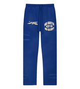 Hellstar Sports No Guts No Glory Sweatpants Blue front view