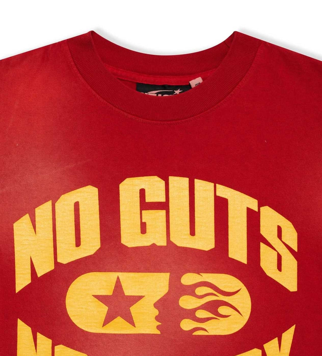 Hellstar Sports No Guts No Glory Tee Red Front Detailed