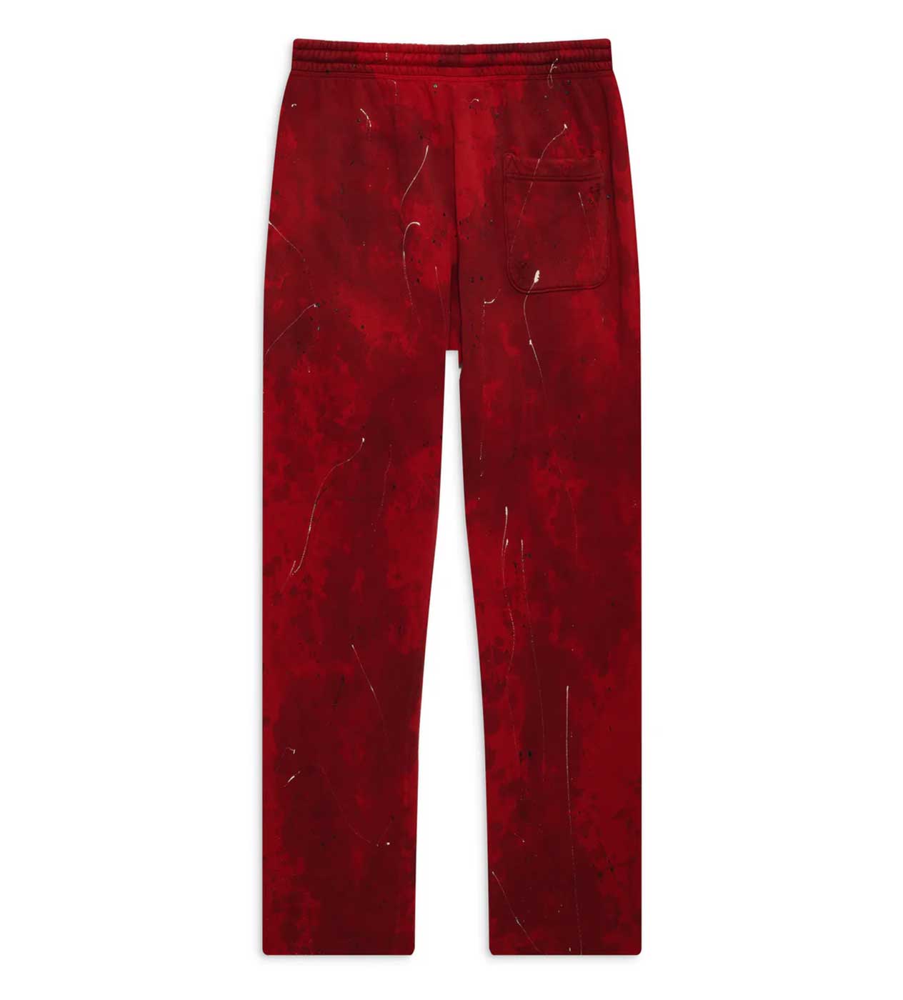 Hellstar Sports Red Tye-Dye Skull Sweatpants Back View