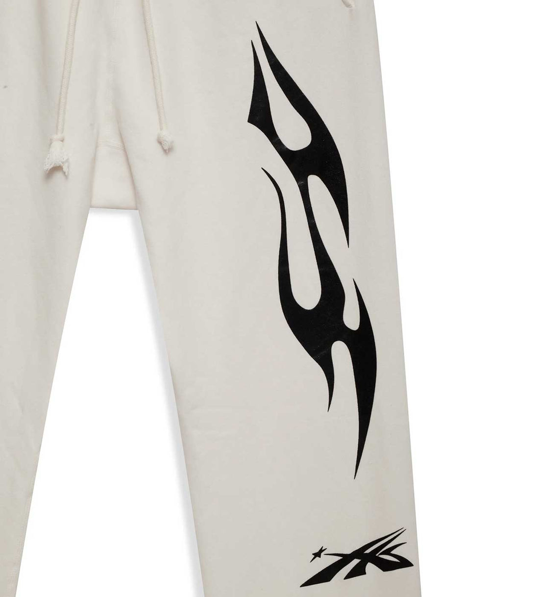 Hellstar Sports Sweatpants White Front Close View