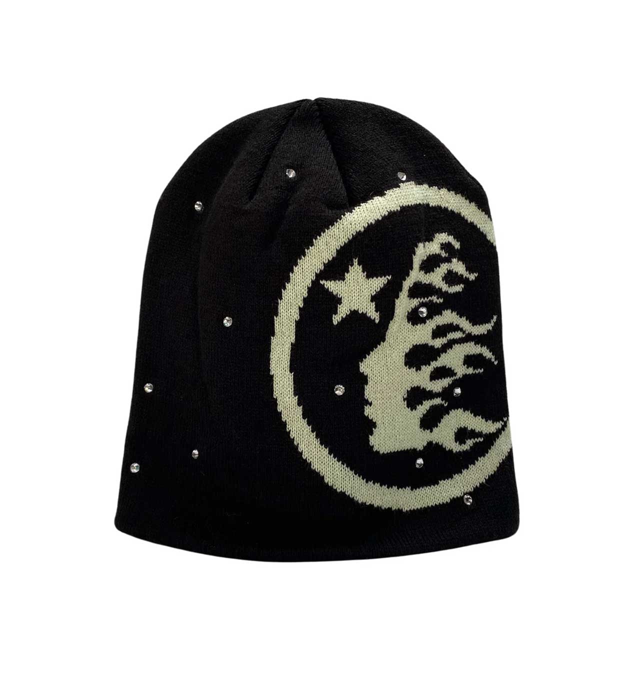 Hellstar Starry Night Beanie Black Front View