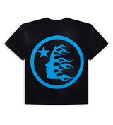 Hellstar Studios Classic Regular Print Tee Black/Blue back view