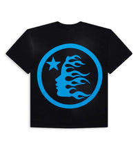 Hellstar Studios Classic Regular Print Tee Black/Blue back view