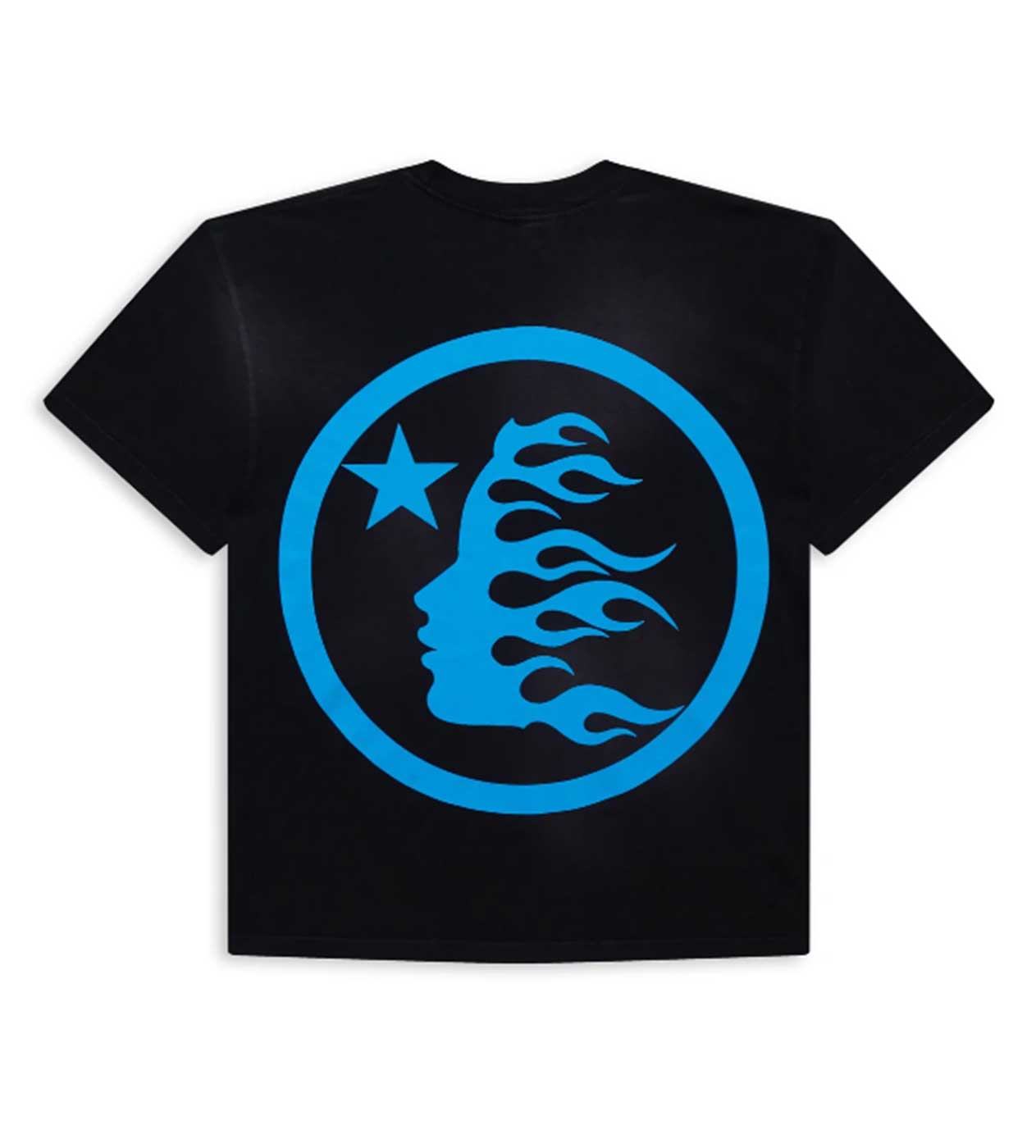 Hellstar Studios Classic Regular Print Tee Black/Blue back view