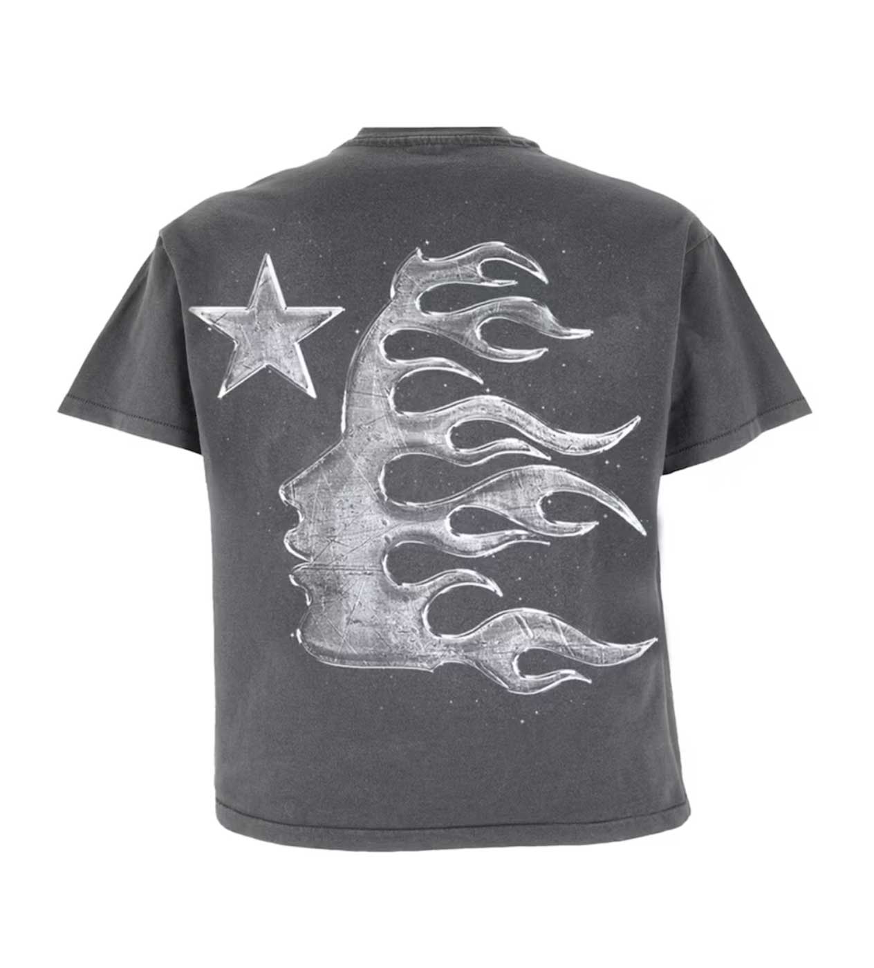 Hellstar Studios Hellstar Chrome Logo Tee Black Back