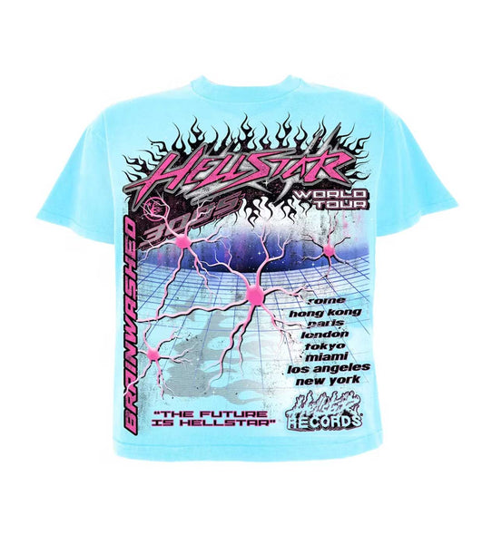 Hellstar Studios Neuron Tour Light Blue Tee | Restock AR