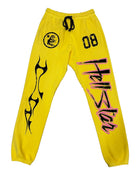 Hellstar Studios Racer Sweatpants Yellow