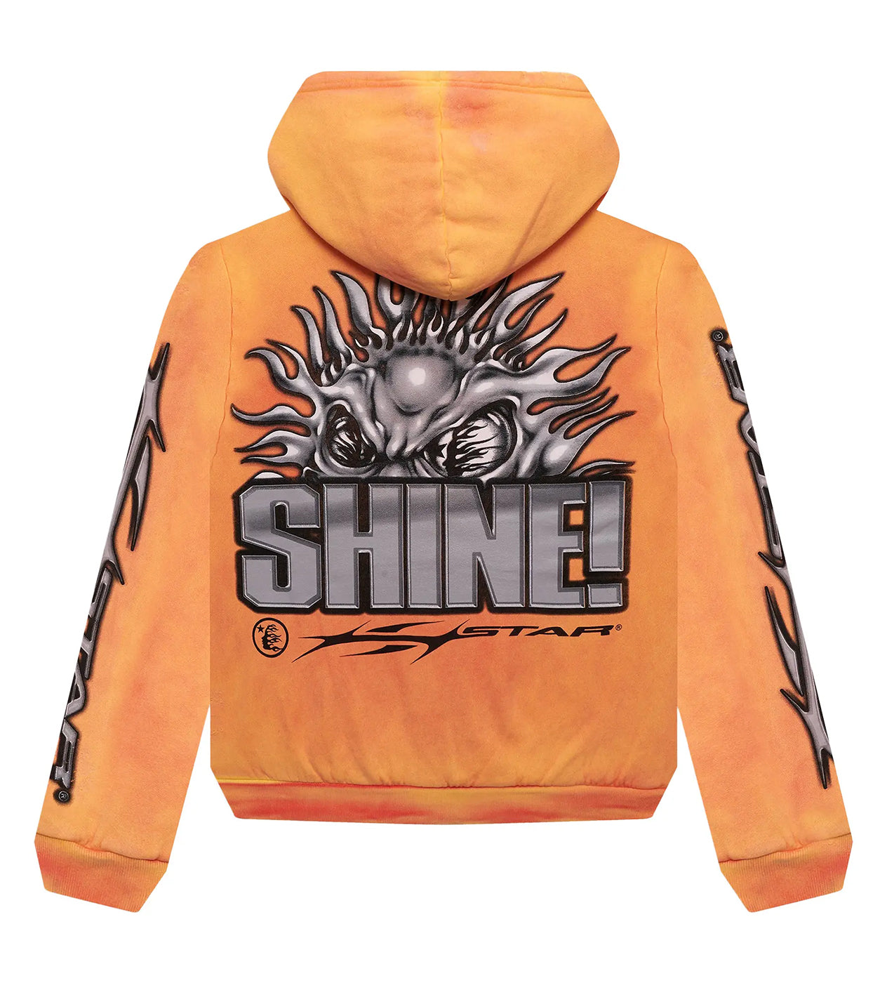 Hellstar Sun Zip Up Hoodie Yellow – Restock AR