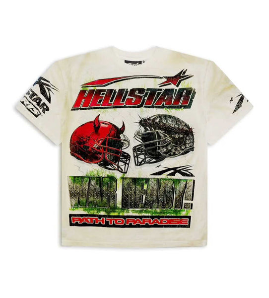 HELLSTAR WAR READY! ロングスリーブTシャツ Hellstar-War-Ready-Tee-Cream-